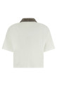 Embroidery polo shirt White
