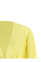 Drawstring shirt Yellow