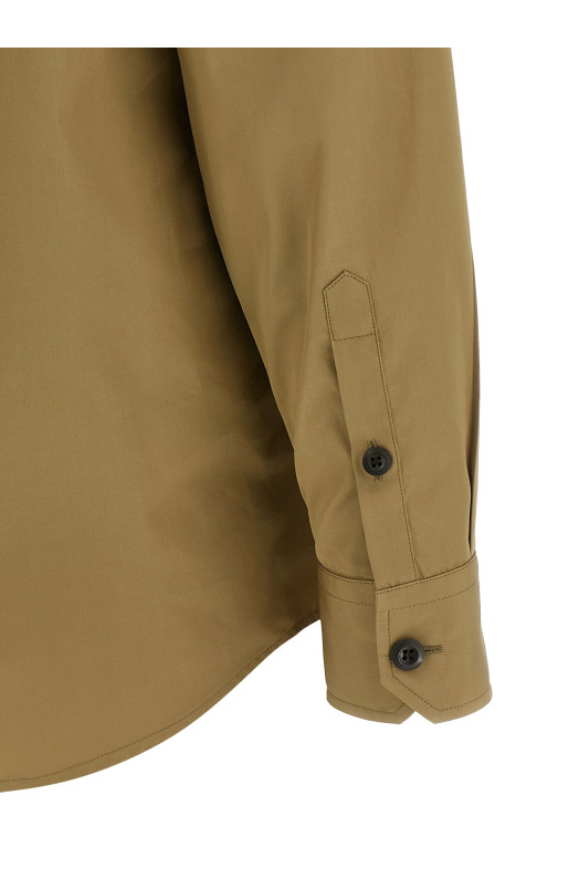 Poplin shirt Beige