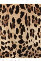 'Leopard' scarf Brown