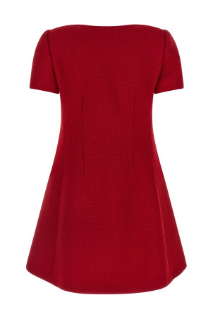 Valentino Garavani bow dress Red