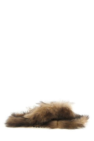 Sheepskin sandals Brown