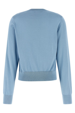 Floral embroidery cardigan BLUE