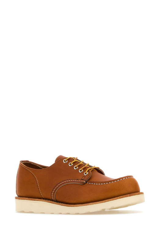 Caramel leather lace-up shoes RED WING (08092D)