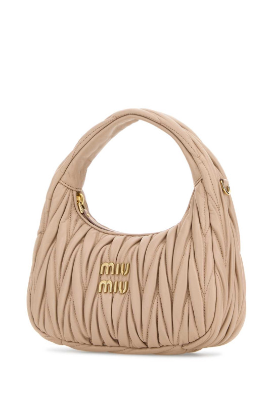 Powder pink nappa leather Wander handbag MIU MIU (5BC125VOOYAN88)