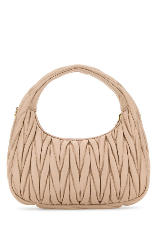 Powder pink nappa leather Wander handbag MIU MIU (5BC125VOOYAN88)