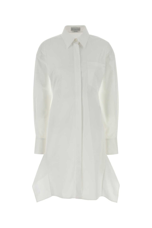 White poplin shirt dress STELLA McCARTNEY (6A0634SMA90)