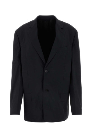 Black nylon oversize blazer Black BALENCIAGA (792845TQO10)