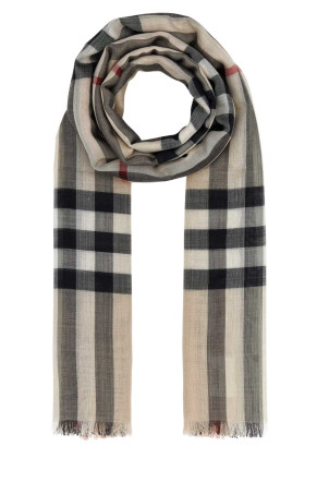 Embroidered wool blend foulard BURBERRY (8078782)