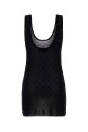 Black viscose mini dress GUCCI (864956XKFHN)