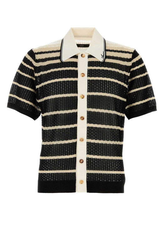 Embroidered crochet cardigan Black AMIRI (AMKNIR1038)