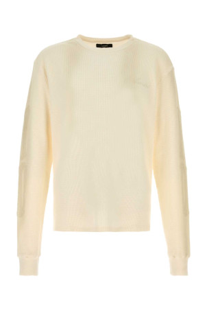 Cream cotton sweater Beige AMIRI (AMTOJR1032)