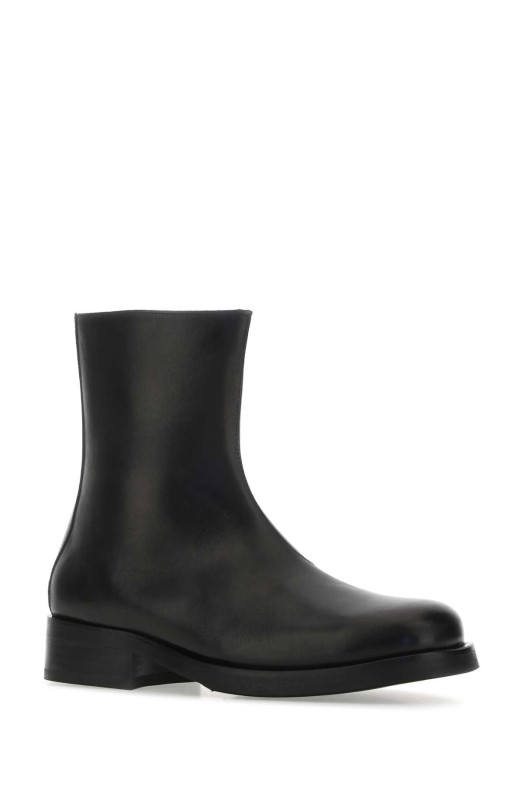 Black leather Camion ankle boots Black OUR LEGACY (COCBB)