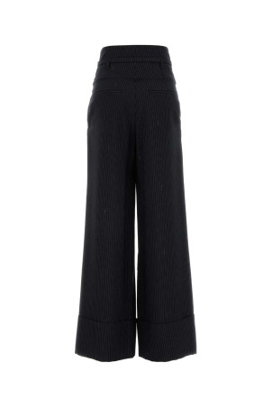 Embroidered wool blend wide-leg pant FENDI (FR6673AW7I)