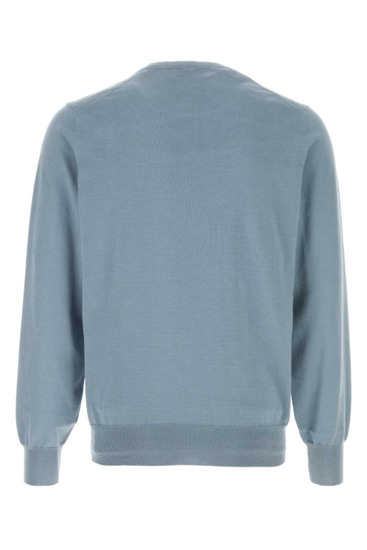 Air force blue cotton sweater BRUNELLO CUCINELLI (M2900100)
