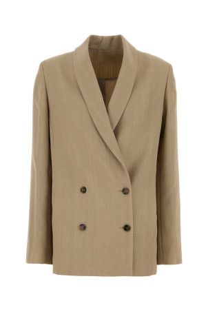 Sand twill Minka blazer Beige LOULOU DE SAISON (MINKA)