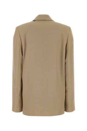 Sand twill Minka blazer Beige LOULOU DE SAISON (MINKA)
