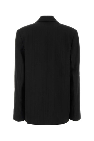 Black twill Minka blazer Black LOULOU DE SAISON (MINKA)