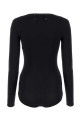 Black stretch nylon bodysuit MAISON MARGIELA (S51NA0056S20518)
