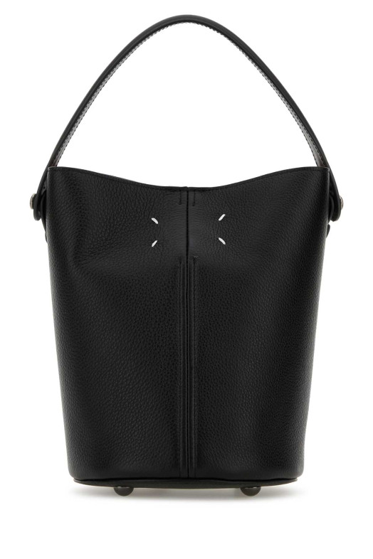 Black leather bucket bag MAISON MARGIELA (SB2WG0022P7268)