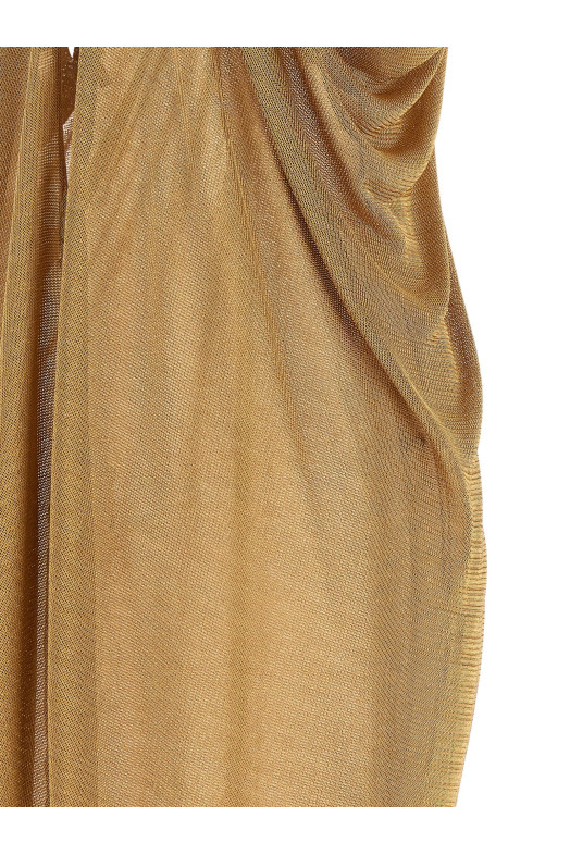 Lurex dress Gold