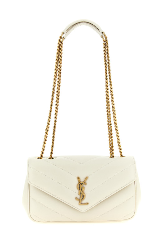 'Loulou' small shoulder bag Beige