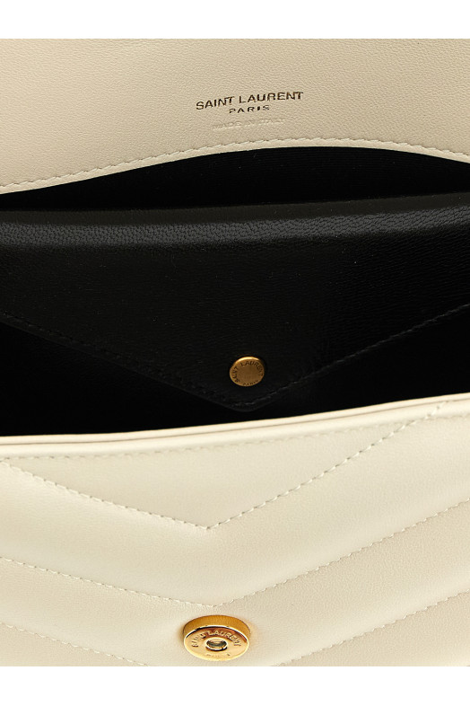 'Loulou' small shoulder bag Beige