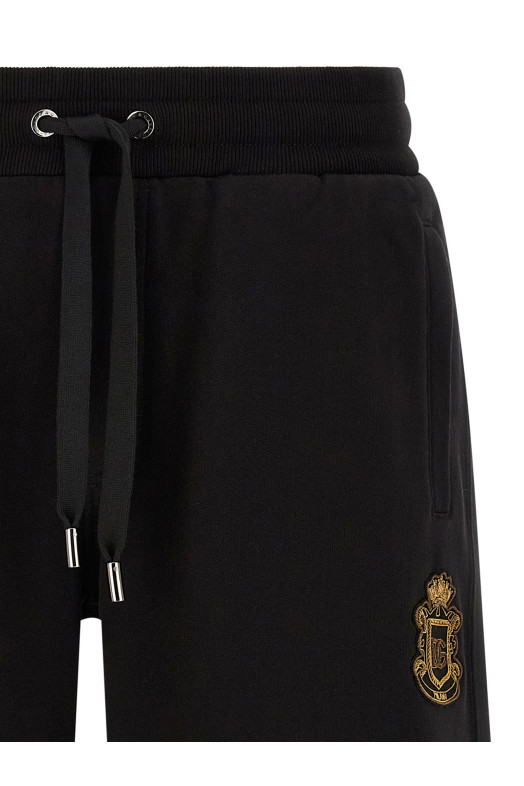 Coat of arms bermuda shorts Black