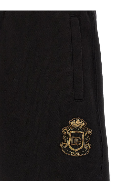 Coat of arms bermuda shorts Black