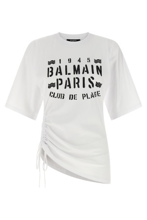 'Balmain Club' T-shirt Black-grey