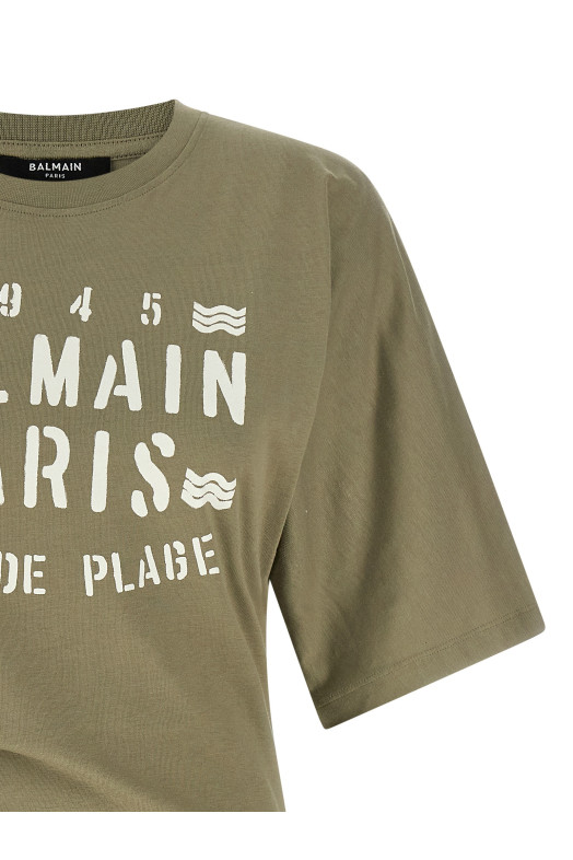 'Balmain Club' T-shirt Green