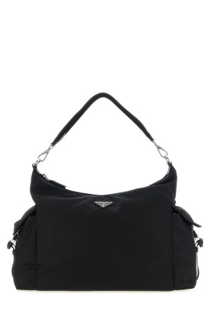 'Prada Explore' large shoulder bag Black