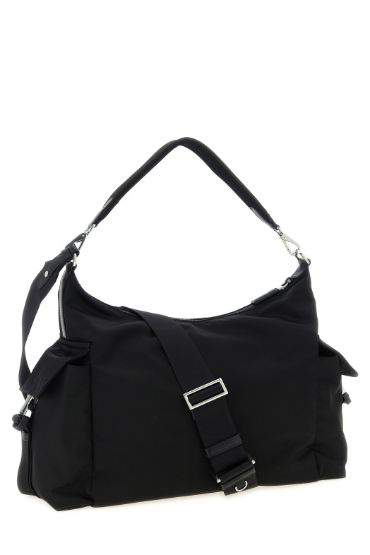 'Prada Explore' large shoulder bag Black