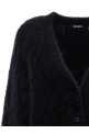 'Flufy Knit' cardigan Black