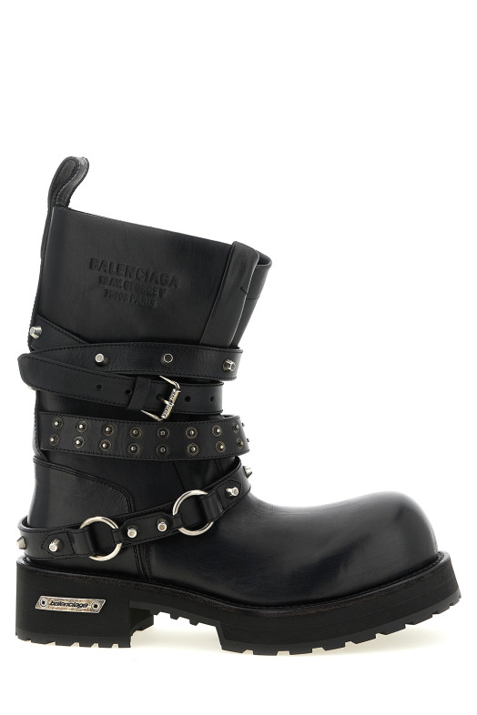 'Venom City' ankle boots Black