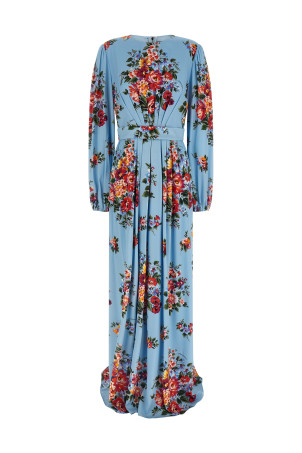 'Mazzo di Fiori' dress BLUE