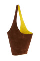 Suede shoulder bag Brown