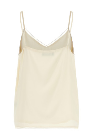 'Filo Diamante' top Beige