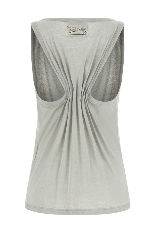 'Split' tank top Gray
