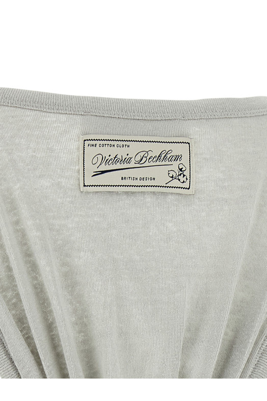 'Split' tank top Gray