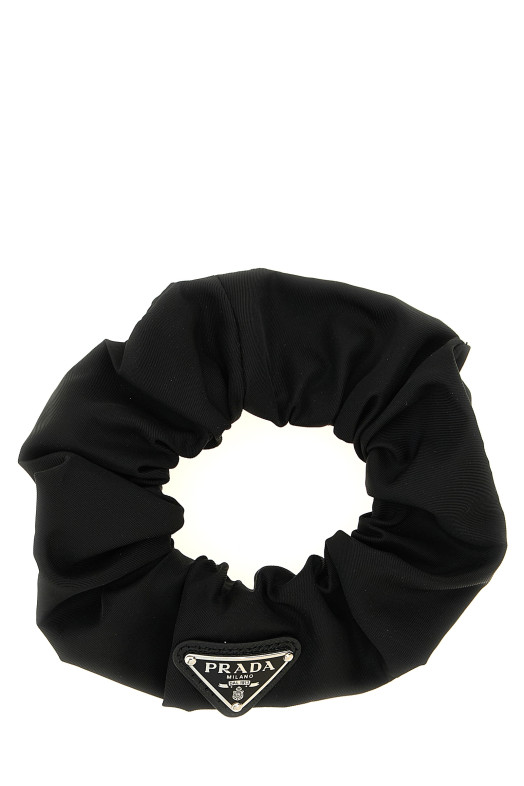 Re-Nylon hair tie Black