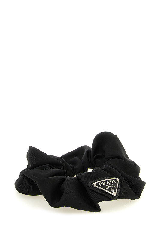 Re-Nylon hair tie Black