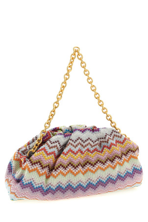 'zig zag lurex' shoulder bag Multicolor