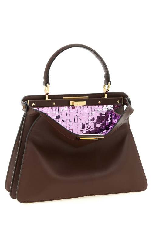 'Peekaboo ISeeU' medium handbag Brown