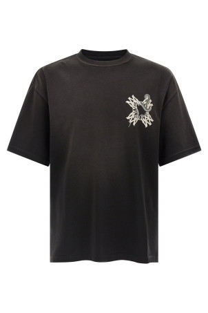 'MA Quad Snake' T-shirt Black