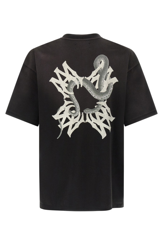 'MA Quad Snake' T-shirt Black
