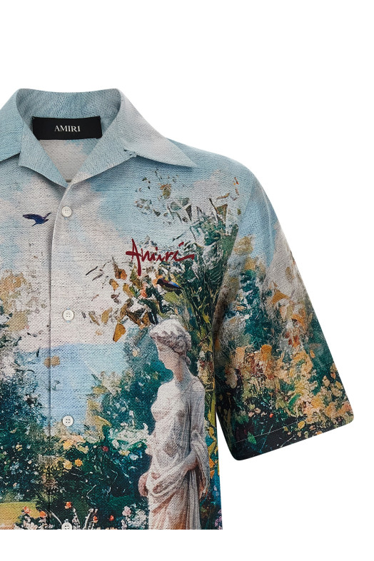 'Chateau Fountain Camp' shirt Multicolor