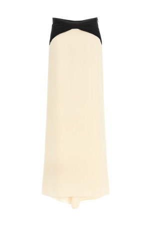 Valentino Garavani Cady Couture skirt Black-grey