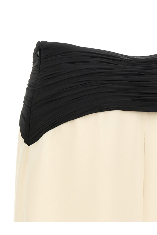 Valentino Garavani Cady Couture skirt Black-grey