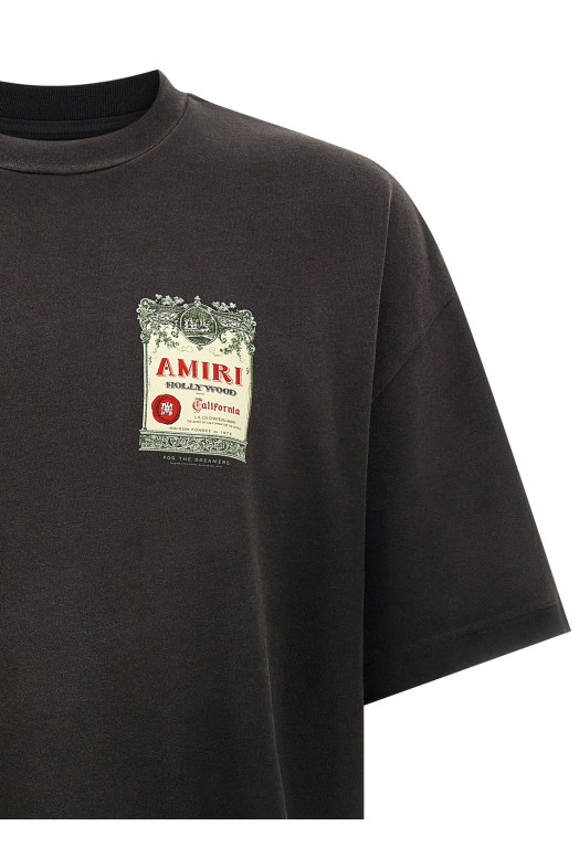 'Chateau Stamp' T-shirt Black